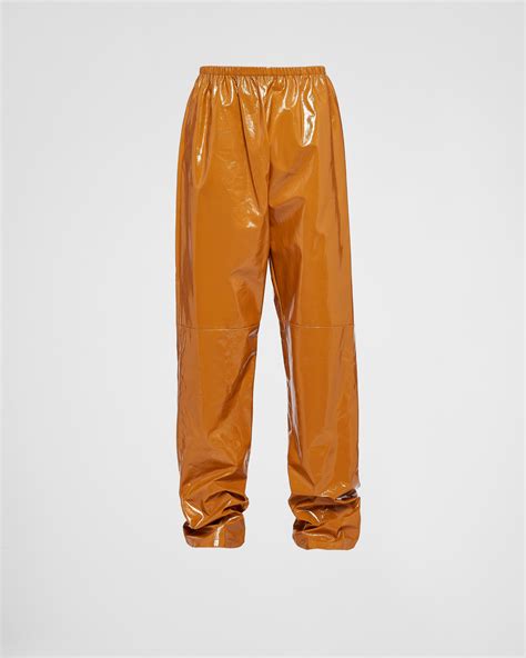 prada leather pants